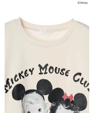 Green Parks ミッキーマウス・クラブ／フェイス裏起毛プルオーバー Light Beige