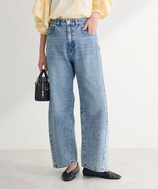 Green Parks ・ＥＬＥＮＣＡＲＥ　ＤＵＥ　デニムバレルレッグパン Black