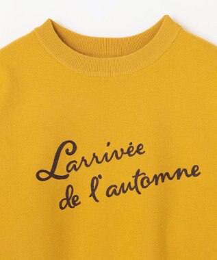 ANY 刺繍ロゴニット マスタード