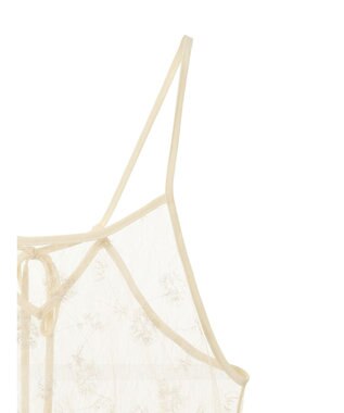 Green Parks スパンコールキャミワンピース Ivory