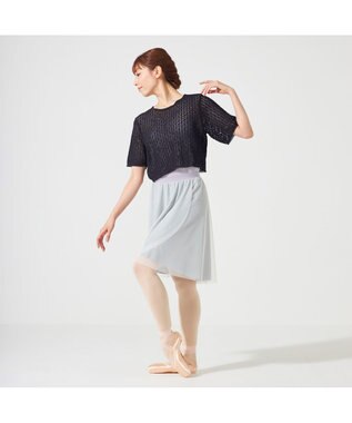 Chacott スカート パールグレー