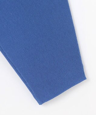 自由区 【洗える】ドライコットンハイゲージニット カーディガン ブルー