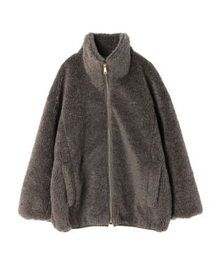 Green Parks ・ＥＬＥＮＣＡＲＥ　ＤＵＥ　テディベアボアコート Charcoal Gray