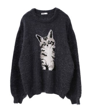 CRAFT STANDARD BOUTIQUE アニマルシャギーニットプルオーバー Ivory