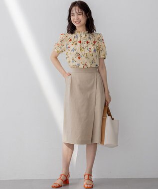 組曲 ナローストラップサンダル バーガンディ系