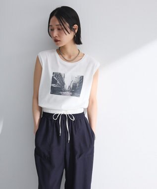 Green Parks ノースリーブフォトプルオーバー Pink