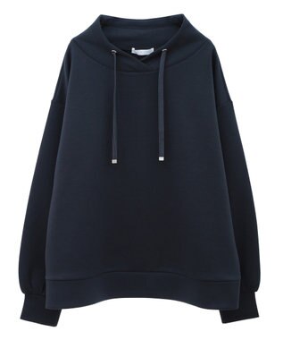 Green Parks ダンボール抜け襟プルオーバー Dark Navy