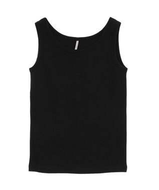 AMERICAN HOLIC 抗菌防臭テレコタンクトップ Black