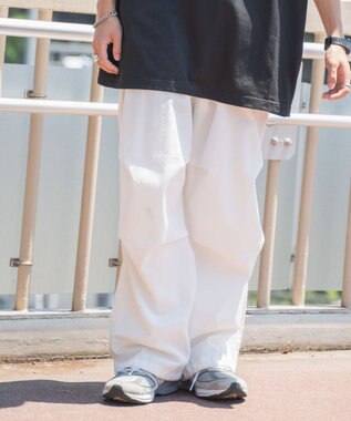 WEGO ワイドミリタリーパンツ ホワイト