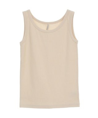 AMERICAN HOLIC 抗菌防臭テレコタンクトップ Ivory