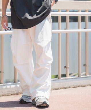 WEGO ワイドミリタリーパンツ ホワイト