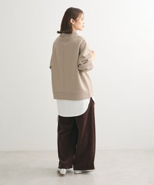 Green Parks ダンボール抜け襟プルオーバー Dark Navy