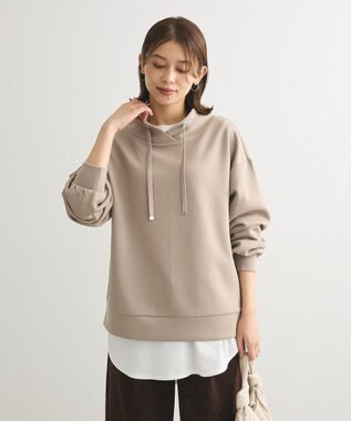 Green Parks ダンボール抜け襟プルオーバー Dark Navy