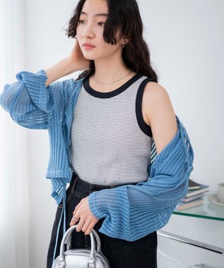 WEGO シンプルタンク ホワイトボーダー