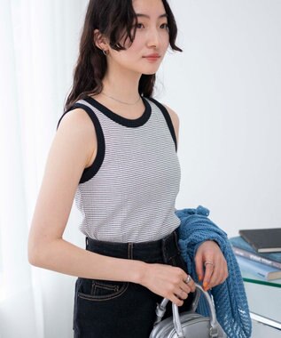 WEGO シンプルタンク ホワイトボーダー