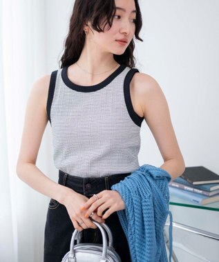 WEGO シンプルタンク ホワイトボーダー