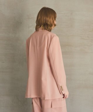 GRACE CONTINENTAL ダブルブレストライトジャケット ピンク