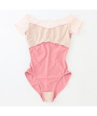 Chacott 【MAY NAGAHISA】キャップスリーブレオタード チェリーピンク