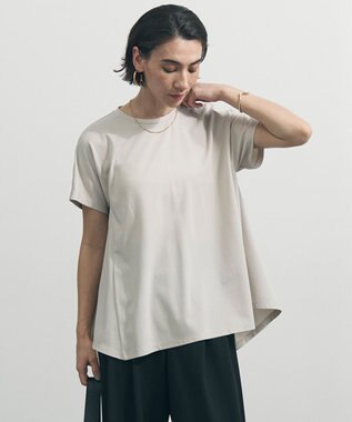 UNFILO 【一部店舗限定カラー】BEAUTY FORM-T フレアTシャツ グレージュ
