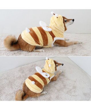PET PARADISE ペットパラダイス パーカー 《蜂 なりきり》 中型犬 大型犬 イエロー