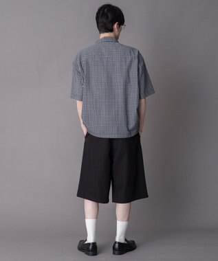 WEGO 【ユニセックス着用ITEM】ミニオンブレZIPシャツ（SS） ブラックチェック1