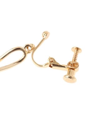 AMERICAN HOLIC チェーンモチーフイヤリング Gold