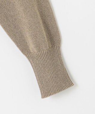 自由区 L 【洗える】ペーパーブレンド カーディガン ベージュ系