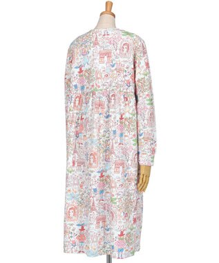 tsumori chisato SLEEP ツモリチサト ワンピース 長袖 ルームウェア 綿混(本体) レディース UNX582 /ワコール サックス