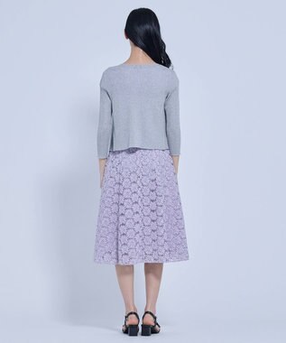 TOCCA ADORED LAME カーディガン シルバー系