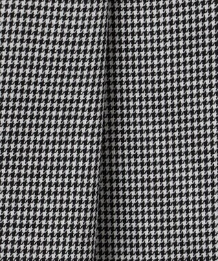 J.PRESS LADIES S 【洗える】ウォッシャブルキュプラツイル ボートネック ブラウス ブラックチェック系