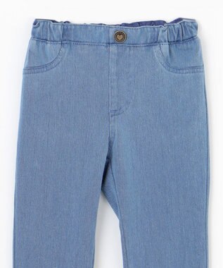 ANY KIDS カットデニム ガーリーパンツ ブルー