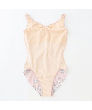 Chacott 【MAY NAGAHISA】ノースリーブレオタード ピンクプリント