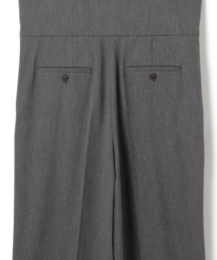 23区 【洗える】ドライ2WAYストレッチ サロペット グレー系