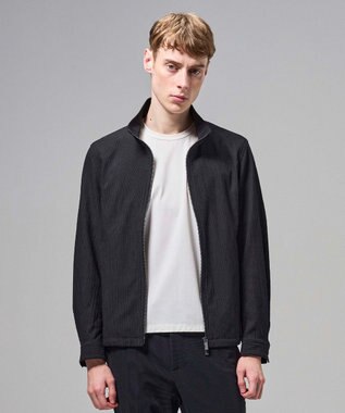 JOSEPH HOMME 【新型】トリコサッカーストレッチ スタンドカラーブルゾン ブラック系
