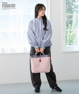 ROOTOTE 8505【ルートート】スヌーピー IP.ミディアム2w.ピーナッツ-1D 02：ピンク