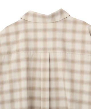earth music&ecology 適ON レースヘムシャツ Off White