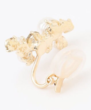 組曲 アシンメトリービジュー イヤリング ゴールド系