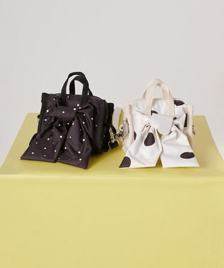 LeSportsac LG BOW MICRO BAG/ノワールポルカドットスナイデル ノワールポルカドットスナイデル
