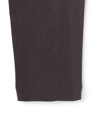 23区 【先行予約/CanCam掲載】リネンレーヨンストレッチ テーパード パンツ ダークブラウン系