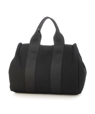 UNBILLION カシュカシュ cachecache / ジャガードニットスクエア2wayトート ブラック