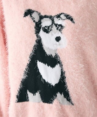 CRAFT STANDARD BOUTIQUE アニマルシャギーニットプルオーバー Light Pink