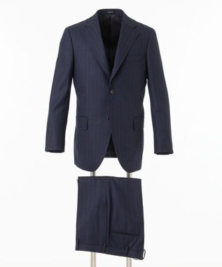 J.PRESS MEN 【CUBA BEACH GENTRY】サキソニーストライプ スーツ ネイビー系2