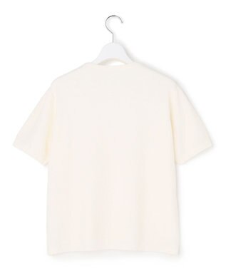 23区 コットンナイロンミニブークレ ニットT アイボリー系