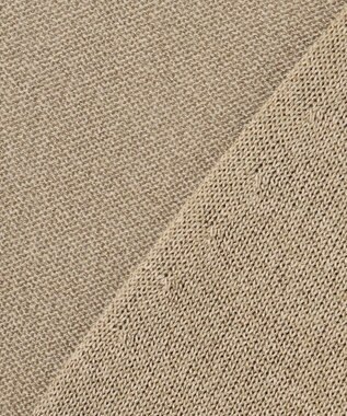 自由区 L 【洗える】ペーパーブレンド カーディガン ベージュ系