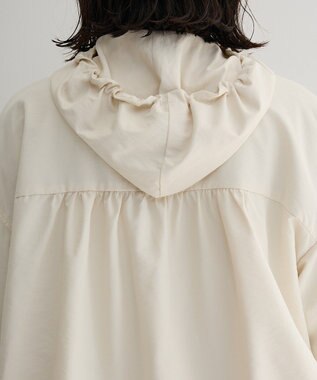 Green Parks 撥水加工フード付ブルゾン Ecru