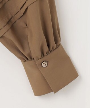 自由区 【カタログ掲載】ソフトスパンビエラボウタイ ブラウス ブラウン