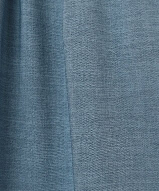 Feroux 【洗える】セミワイド パンツ ネイビー系