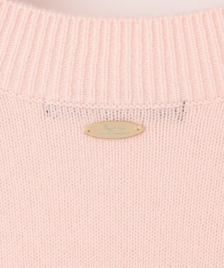 23区 L 【Oggi2月号掲載/洗える】ウールカシミヤ Vネック ニット ピンク系