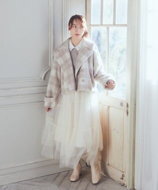 earth music&ecology シャギーショートコート Check