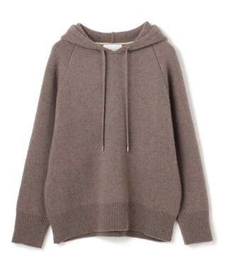 BEIGE， 【洗える】SEDONA / ウールカシミヤフーディーニット Taupe